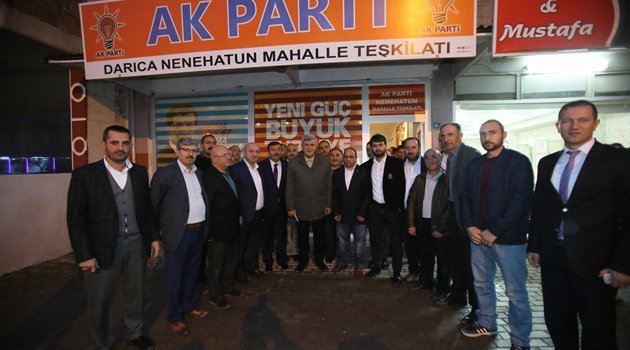 Karaosmanoğlu, Nenehatun Mahalle Teşkilatı'nı ziyaret etti