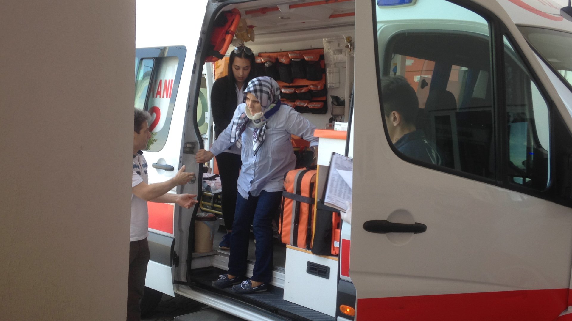 Darıca'da trafik kazası: 21 yaralı!