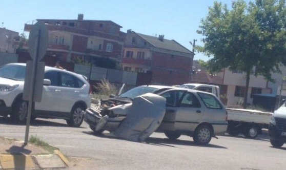 Dikkatsizlik kazaya neden oldu