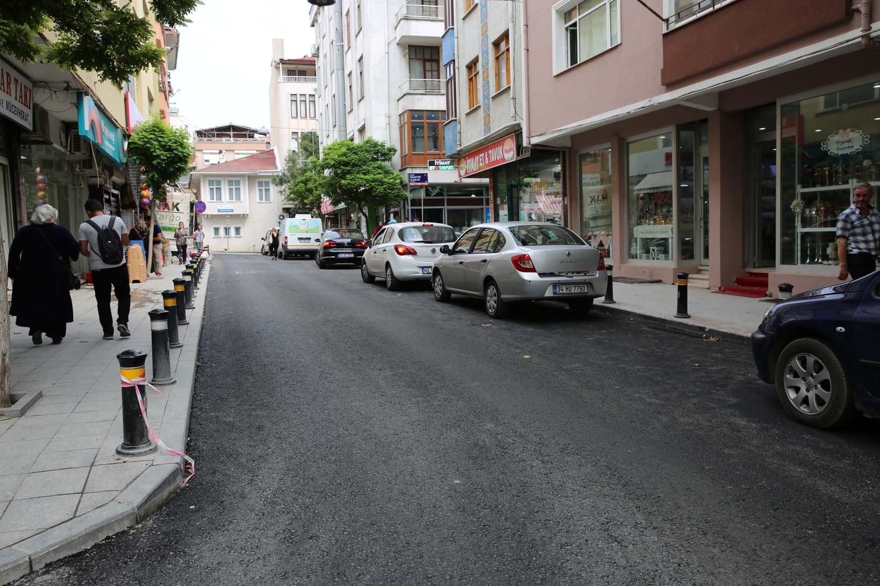 Karaaslan Caddesi'ndeki çalışmalar sona erdi