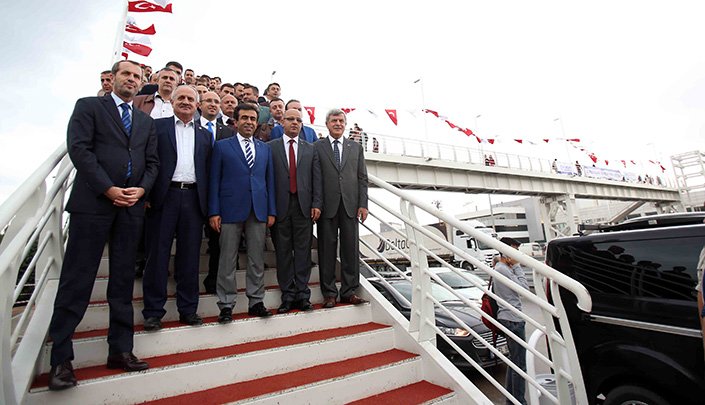 Erbakan ve Türkeş yaya köprüleri tanıtıldı