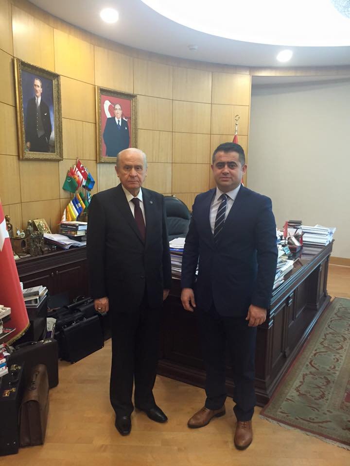 Erkan Azeri, Devlet Bahçeli ile görüştü