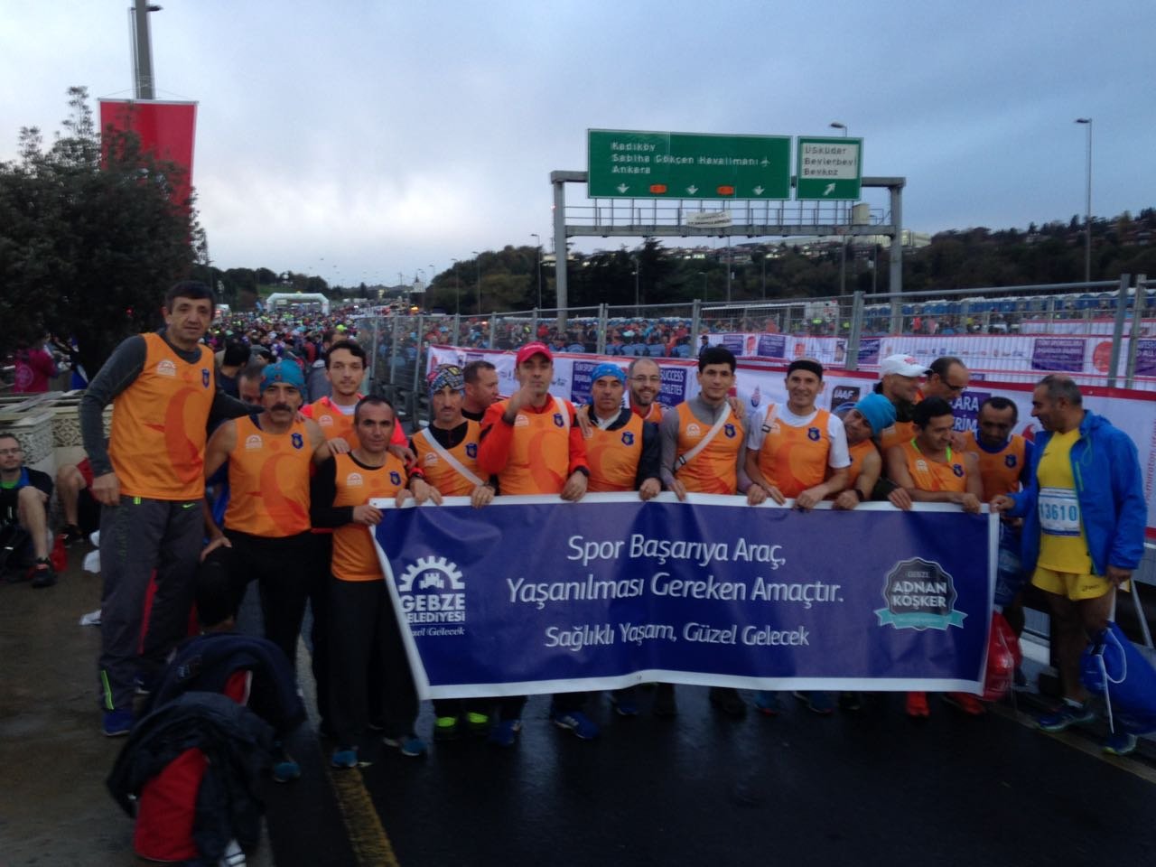 İstanbul Maratonu'nda Gebze'yi temsil ettiler