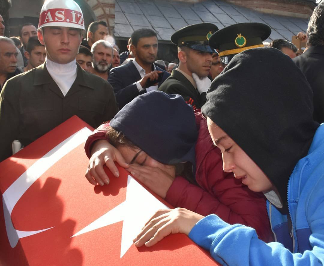 Şehidimizi son yolculuğuna uğurladık!