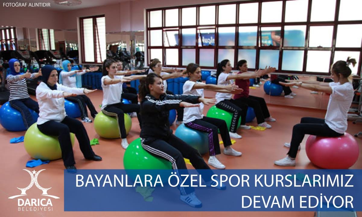 Darıcalı bayanlara özel spor dersleri