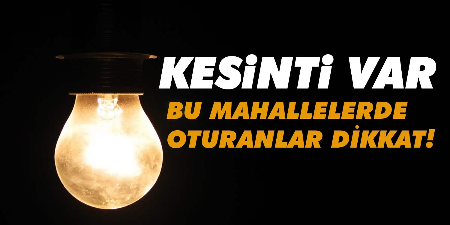 Darıca'da elektrik kesintisi yaşanacak