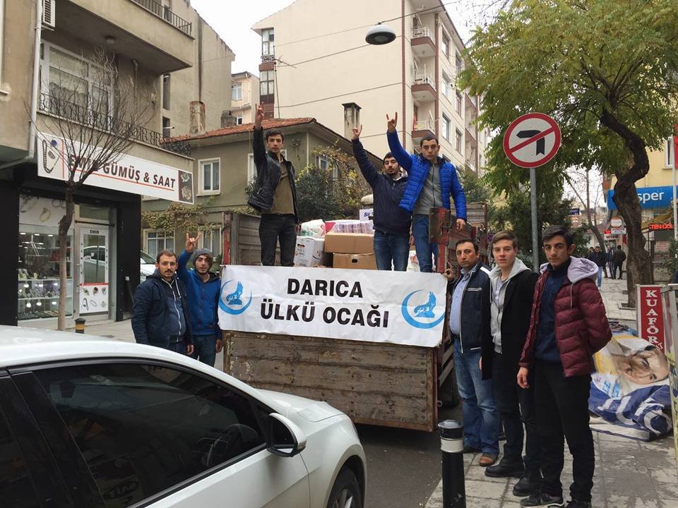 Darıca Ülkü Ocakları'ndan Halep'e yardım!