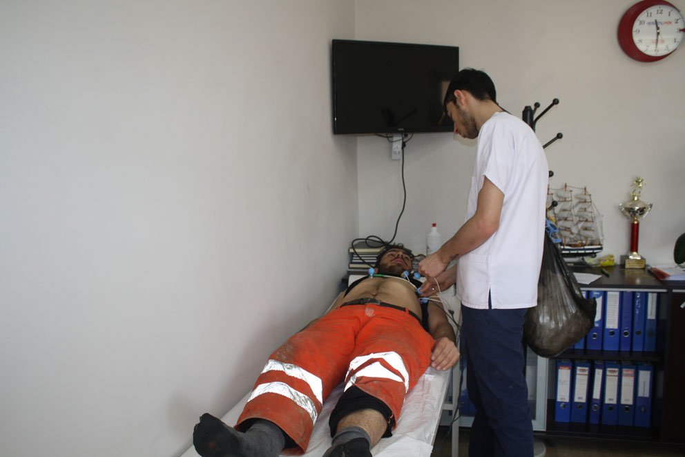 ÇEVTEM personeline işgüvenliği testleri yapıldı