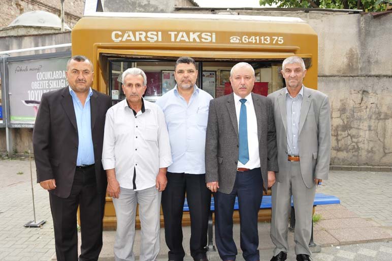 Taksicilerin sorunlarını dinlediler