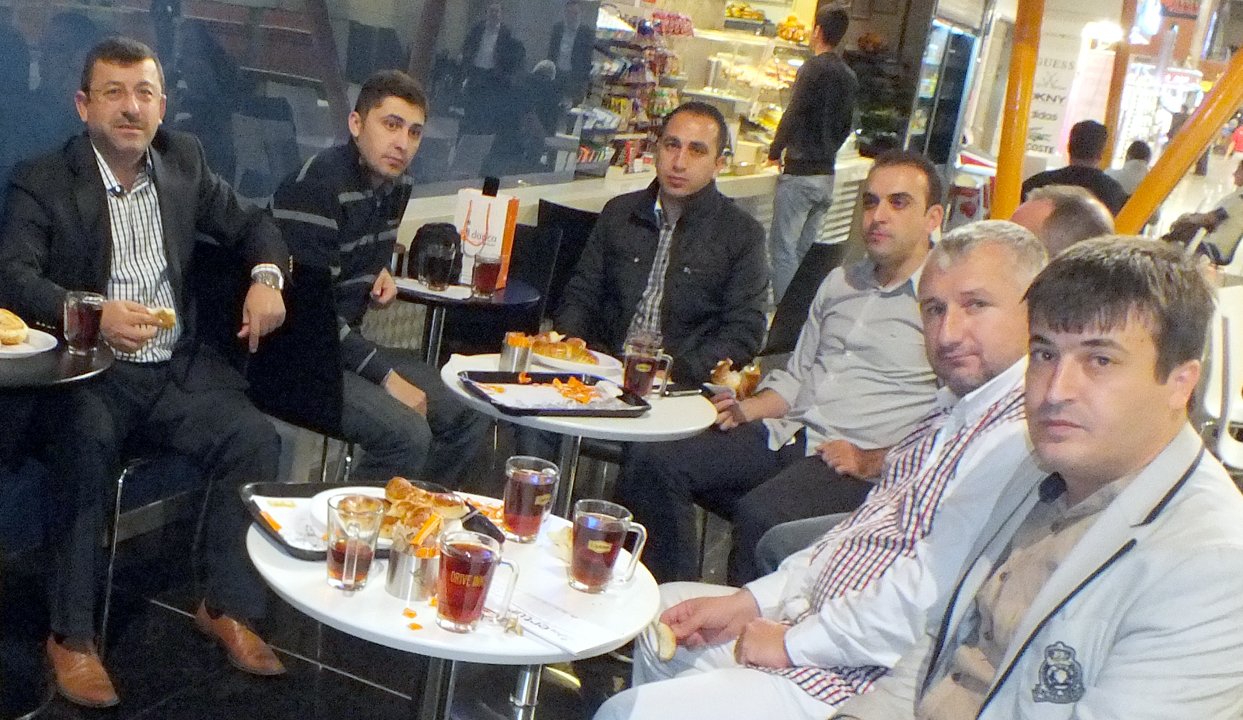 Karabacak ve kafilesi Gaziantep'te