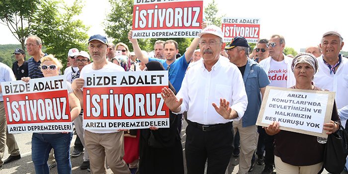 Adalet Yürüyüşü'nün Kocaeli etabı sürüyor