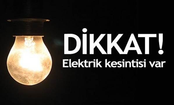 Piri Reis'te elektrik kesintisi olacak