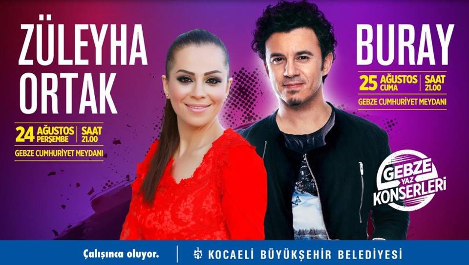 Buray, Cuma günü Gebze'de konser verecek