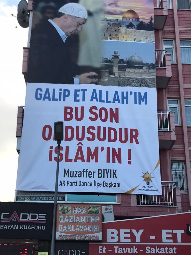 AK Parti Darıca'dan Kudüs duyarlılığı