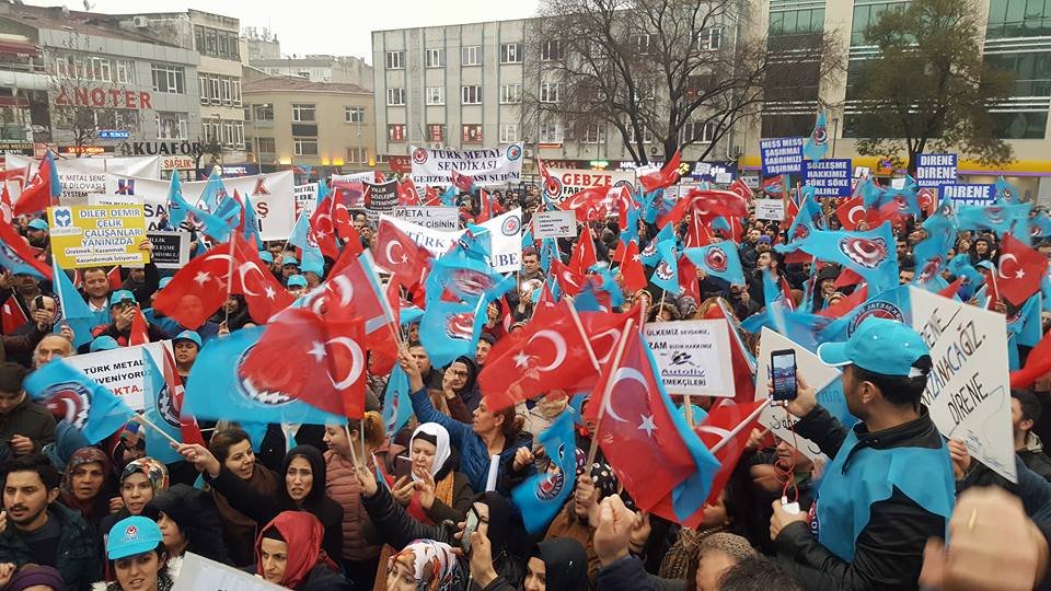 Türk Metal'den MESS protestosu