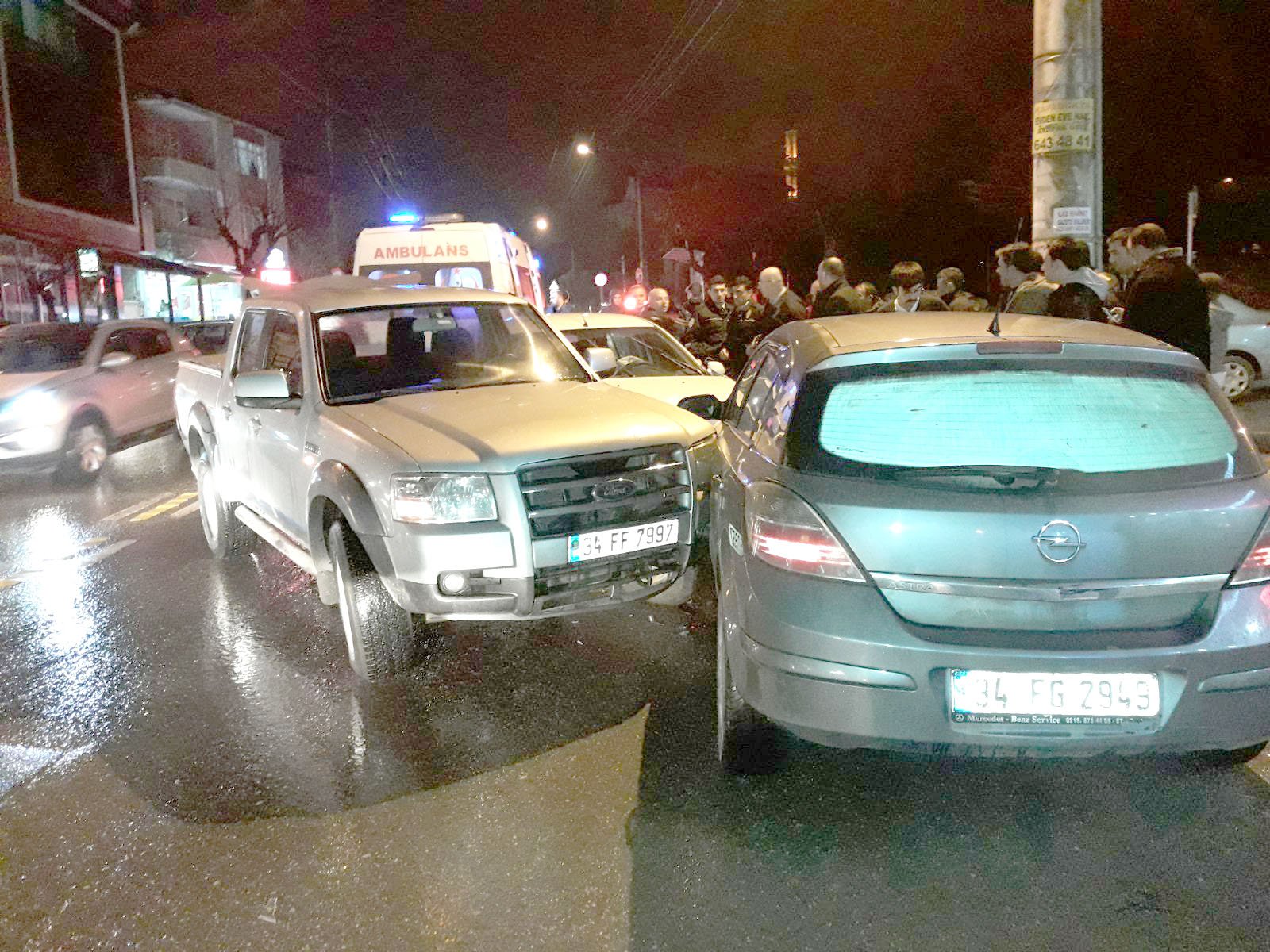 Darıca'da kaza; 1 kişi yaralandı