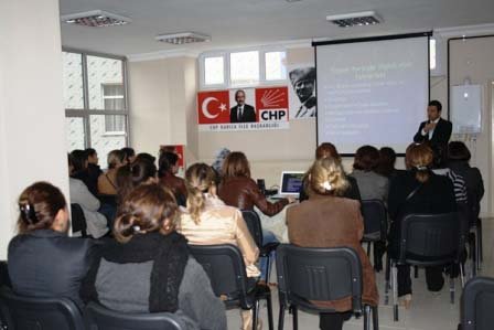 CHP Kadın kollarından seminer!