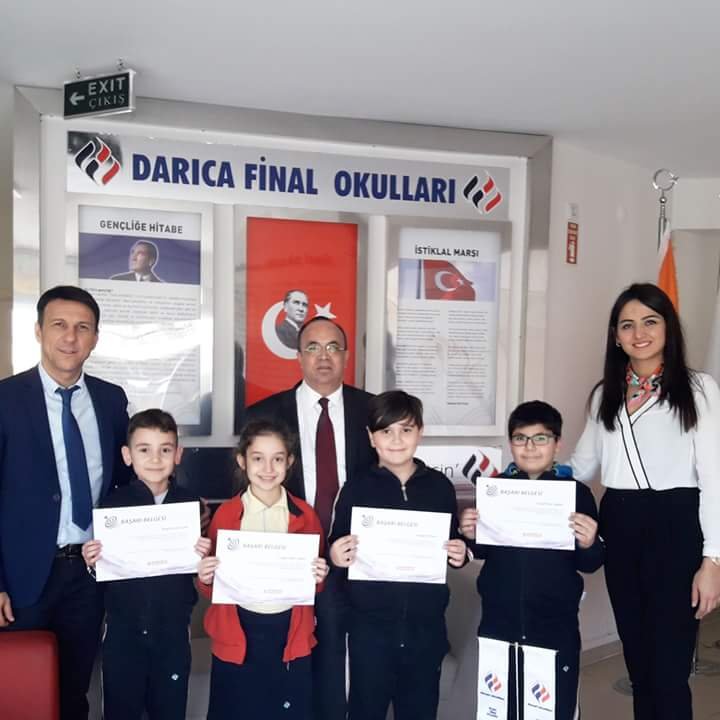 Darıca Final'de 4 öğrenci, Türkiye birincisi oldu