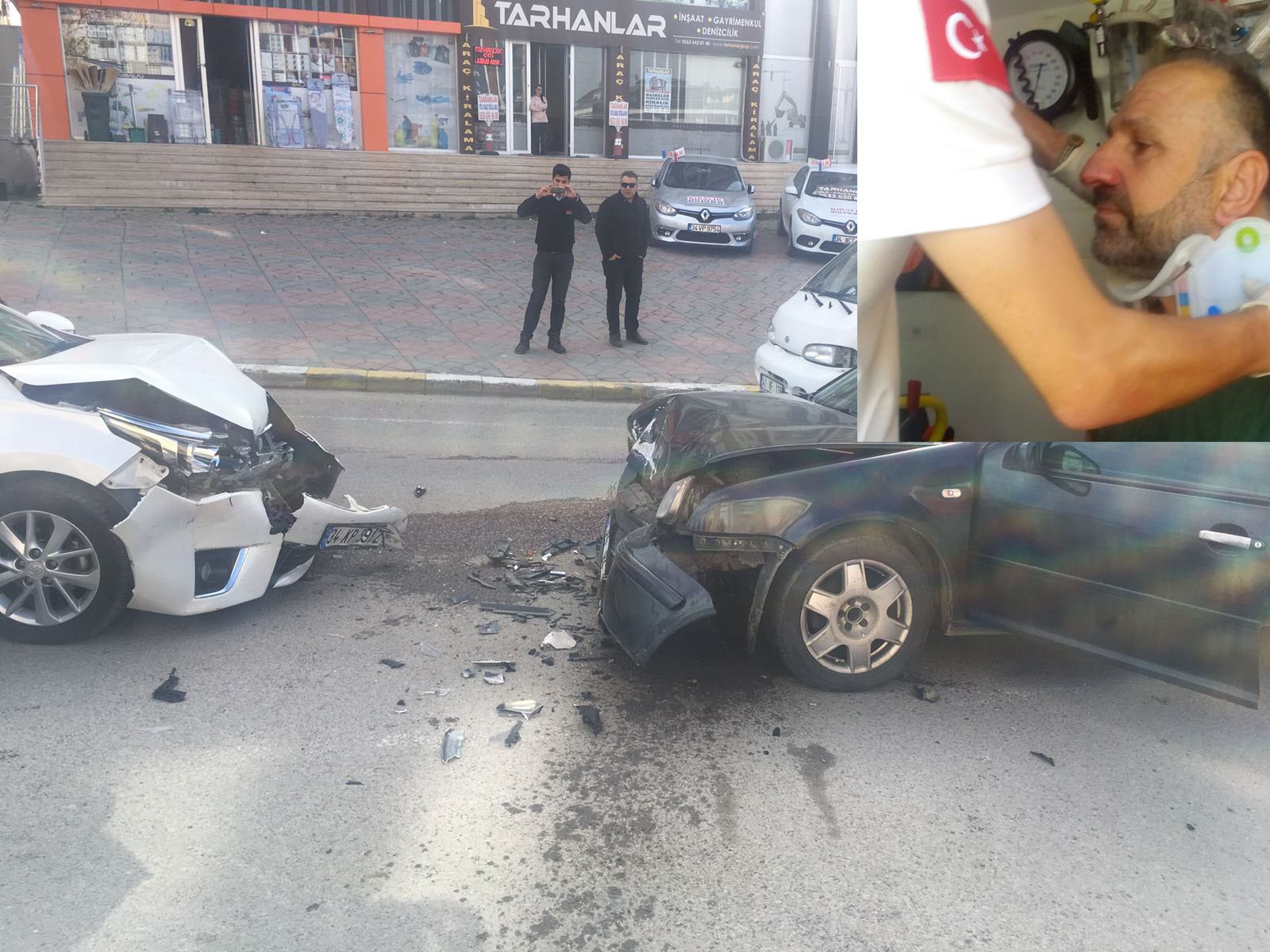 Ters yöne giren sürücü kazaya neden oldu: 1 yaralı