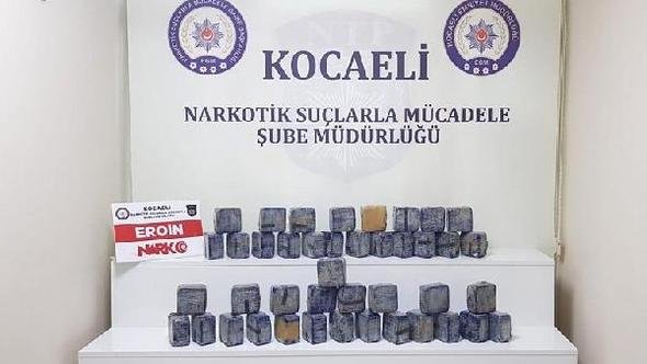 40 Kg. eroin ele geçirildi