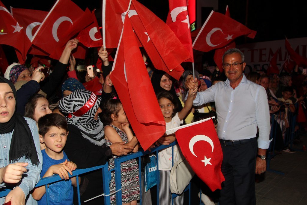 Gebze Meydanda 15 Temmuz Gururu ve Coşkusu