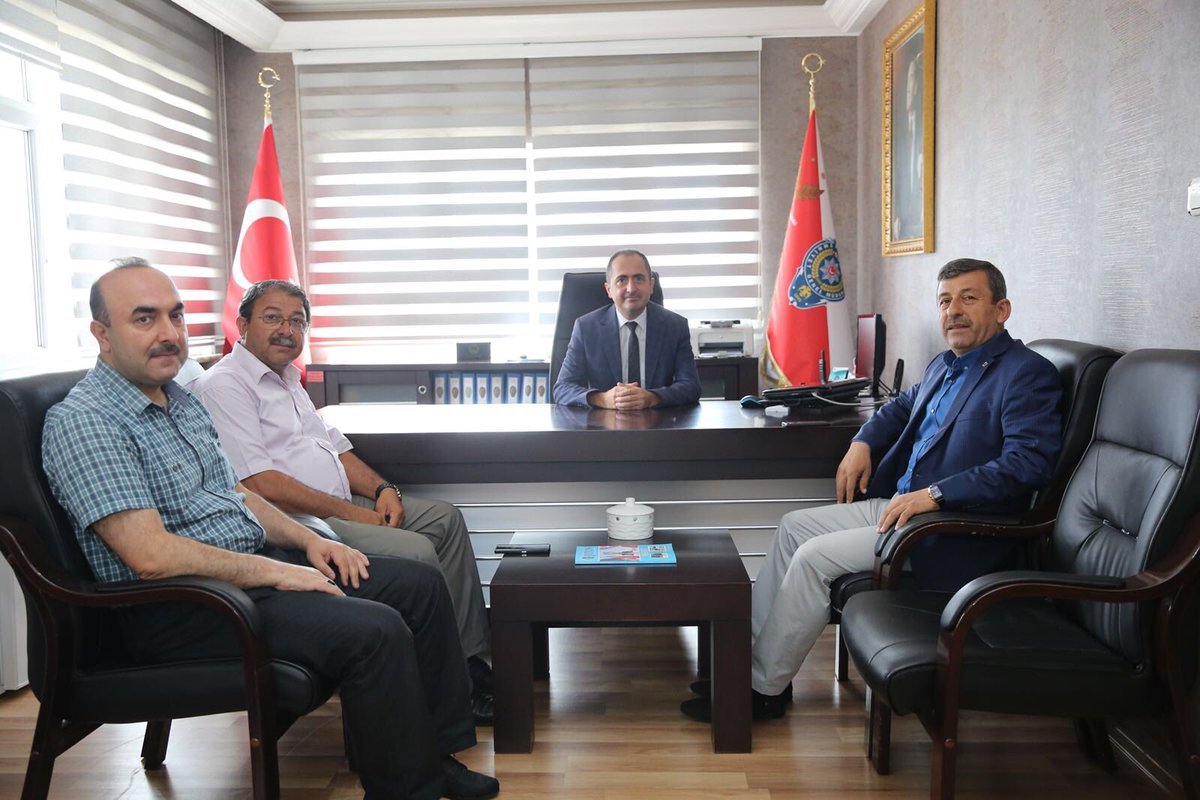 Karabacak'tan yeni emniyet müdürüne ziyaret