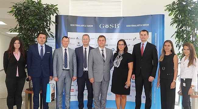 Belarus heyeti GOSB'a ziyaret gerçekleştirdi