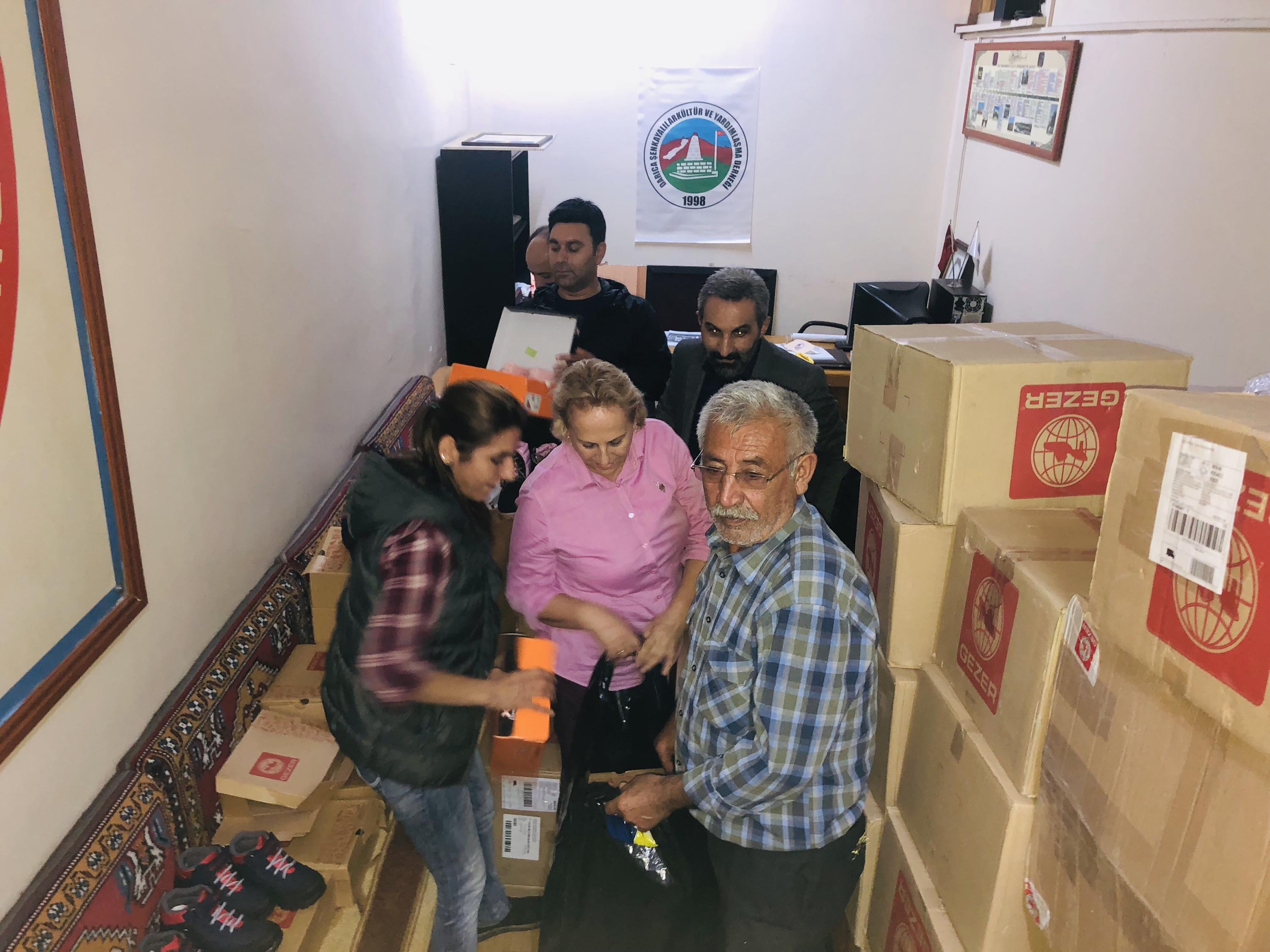 Darıca'dan Şenkaya'ya anlamlı kampanya