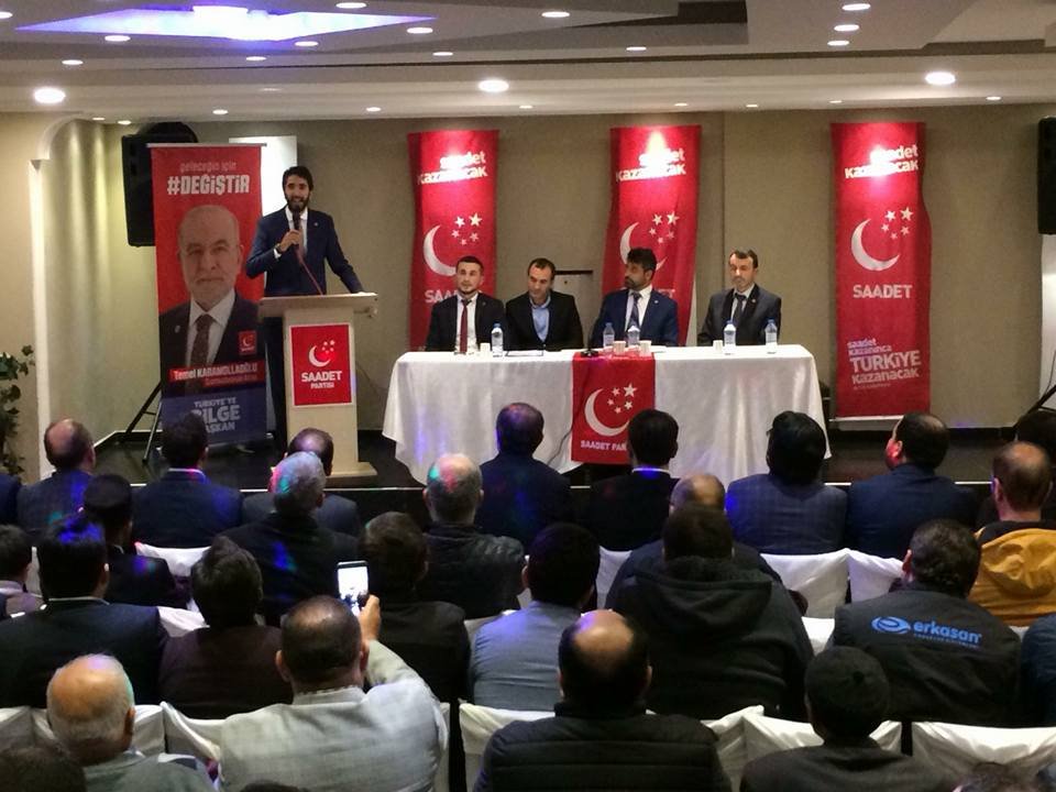 Saadet Partisi Darıca'da divan yapıldı