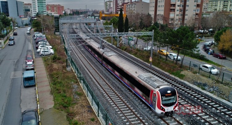 Marmaray, test için raya çıktı