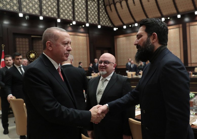 Birol Güven, Cumhurbaşkanlığı Külliyesi'nde Erdoğan ile buluştu