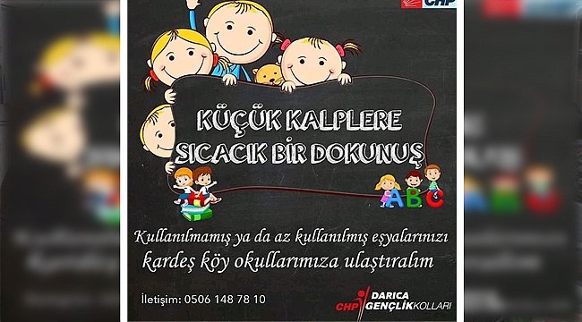 "Küçük kalplere sıcacık bir dokunuş"