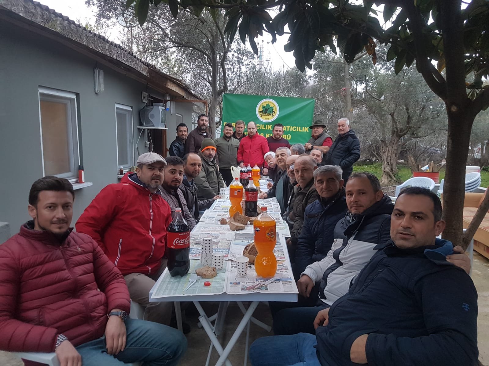 Darıcalı avcılar, sezonu av partisiyle kapattı!