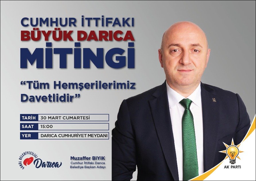 Bıyık'tan mitinge davet!