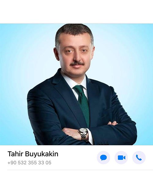 Büyükakın da numarasını paylaştı; 0532 355 33 05