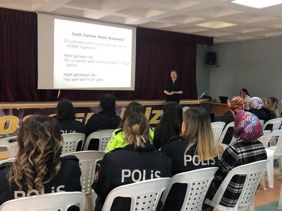 Kadın Sağlığı Eğitimi bu kez Darıcalı bayan polislere verildi