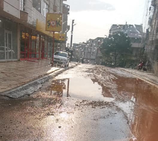 Genç Osman Caddesi'inde altyapı sorunu var!