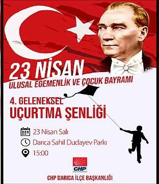 CHP Darıca'dan 23 Nisan Şenliği