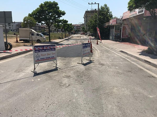 Darıca'da asfalt ve parke seferberliği