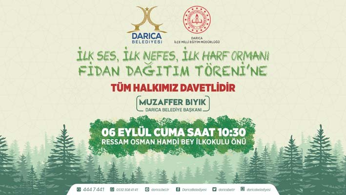 Yarın fidan dağıtma günü