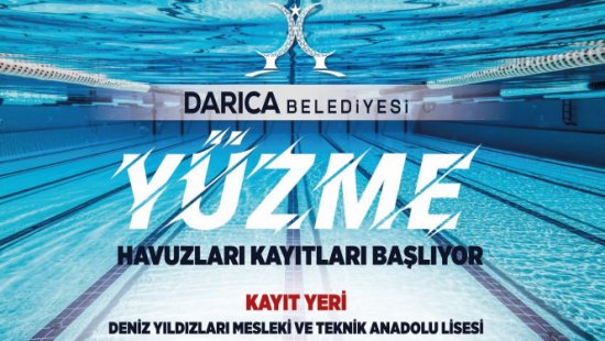 Darıca'da yüzme kurslarına kayıtlar başladı