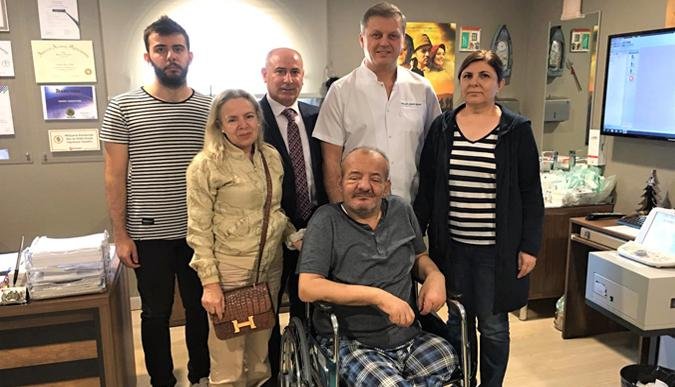 Türkkan, Darıcalı engelli vatandaşa umut oldu