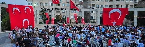 Ülkücüler, Darıca'ya sığmadı