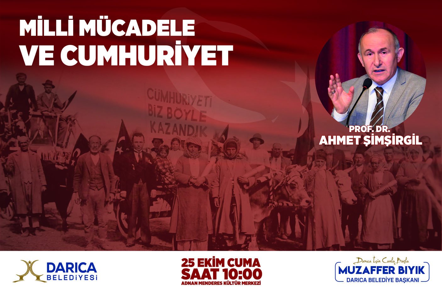 Darıca'da da Milli Mücadele ve Cumhuriyet Söyleşisi