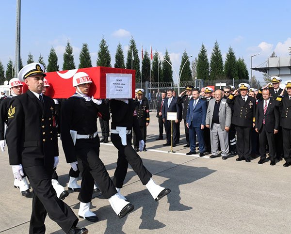 Gölcüklü Şehidimiz'in naaşı geldi