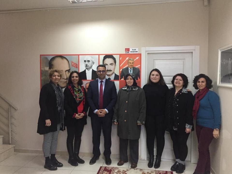 CHP'li kadınlardan Aktaş'a ziyaret!