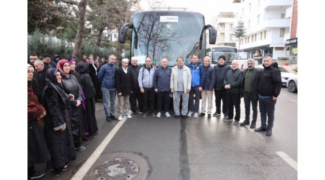 Başkan Bıyık, umreye gidenleri uğurladı