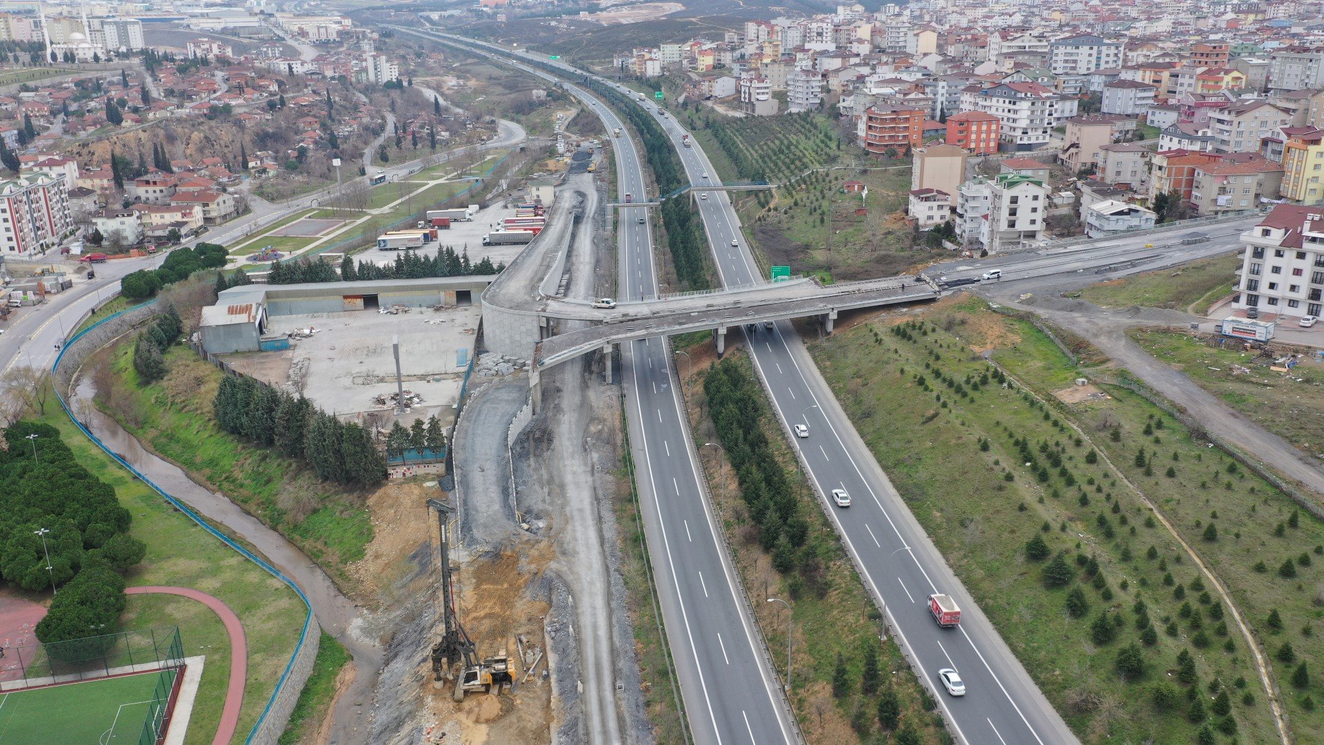 Tuzla Şifa – Çayırova bağlantı köprüsünde imalatlara devam