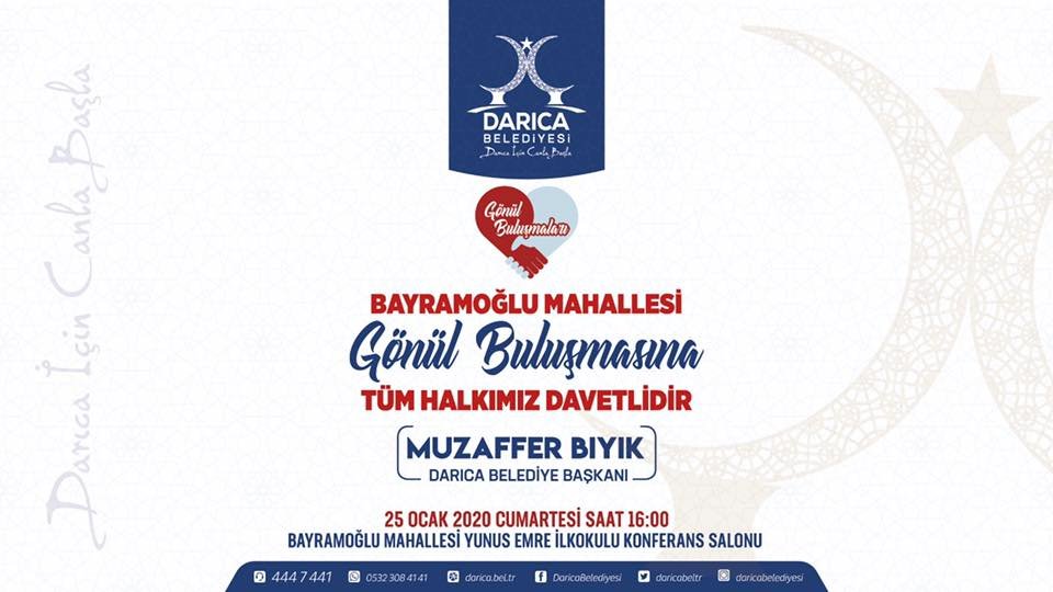 Bıyık, Bayramoğlu'nda halkla buluşacak