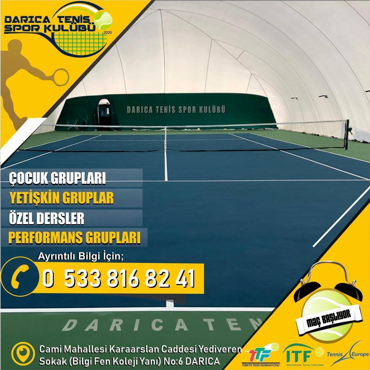 Darıca'da Tenis Spor kulübü kuruldu